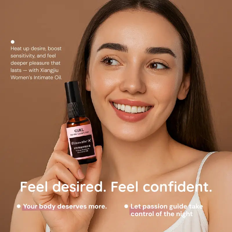 Xiangjiu Female Pleasure Enhancing Oil – Herbal Intimate Massage Liquid for Women and Couples, Designed to Refresh Passion and Improve Intimacy.